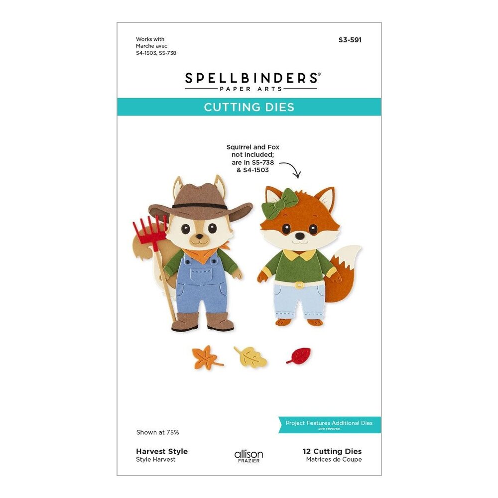 Spellbinders PRE-ORDER Fall Adventures Harvest Style Dies (S3-591) Spellbinders PRE-ORDER Fall Adventures Harvest Style Dies (S3-591)