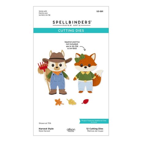 Spellbinders PRE-ORDER Fall Adventures Harvest Style Dies (S3-591) Spellbinders PRE-ORDER Fall Adventures Harvest Style Dies (S3-591)