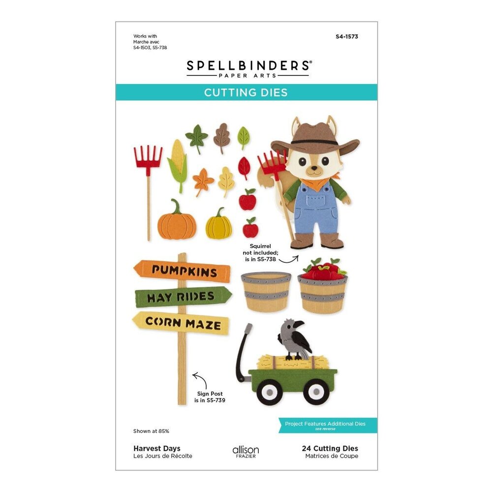 Spellbinders PRE-ORDER Fall Adventures Harvest Days Dies (S4-1573) Spellbinders PRE-ORDER Fall Adventures Harvest Days Dies (S4-1573)