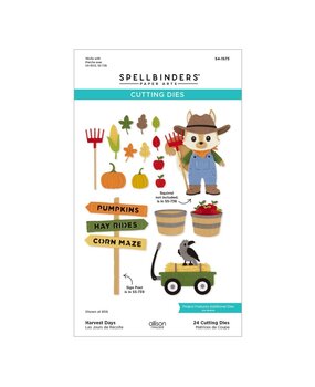Spellbinders PRE-ORDER Fall Adventures Harvest Days Dies (S4-1573)