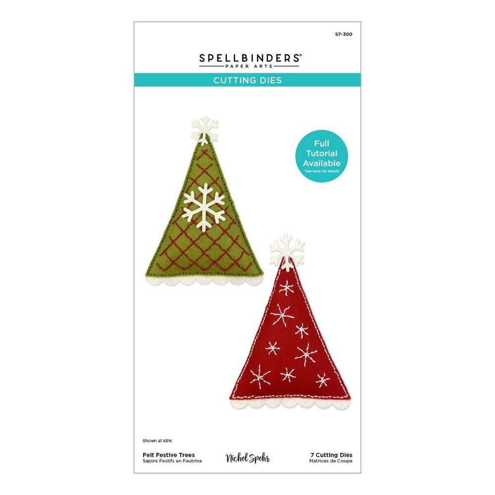Spellbinders PRE-ORDER Christmas Felt Stitch & Create Felt Festive Trees Dies (S7-300) Spellbinders PRE-ORDER Christmas Felt Stitch & Create Felt Festive Trees Dies (S7-300)