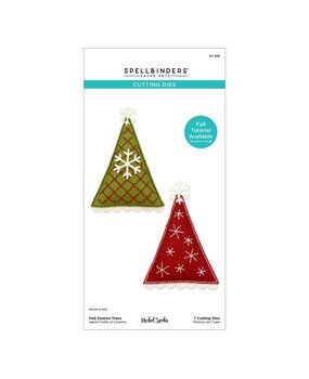 Spellbinders PRE-ORDER Christmas Felt Stitch & Create Felt Festive Trees Dies (S7-300)