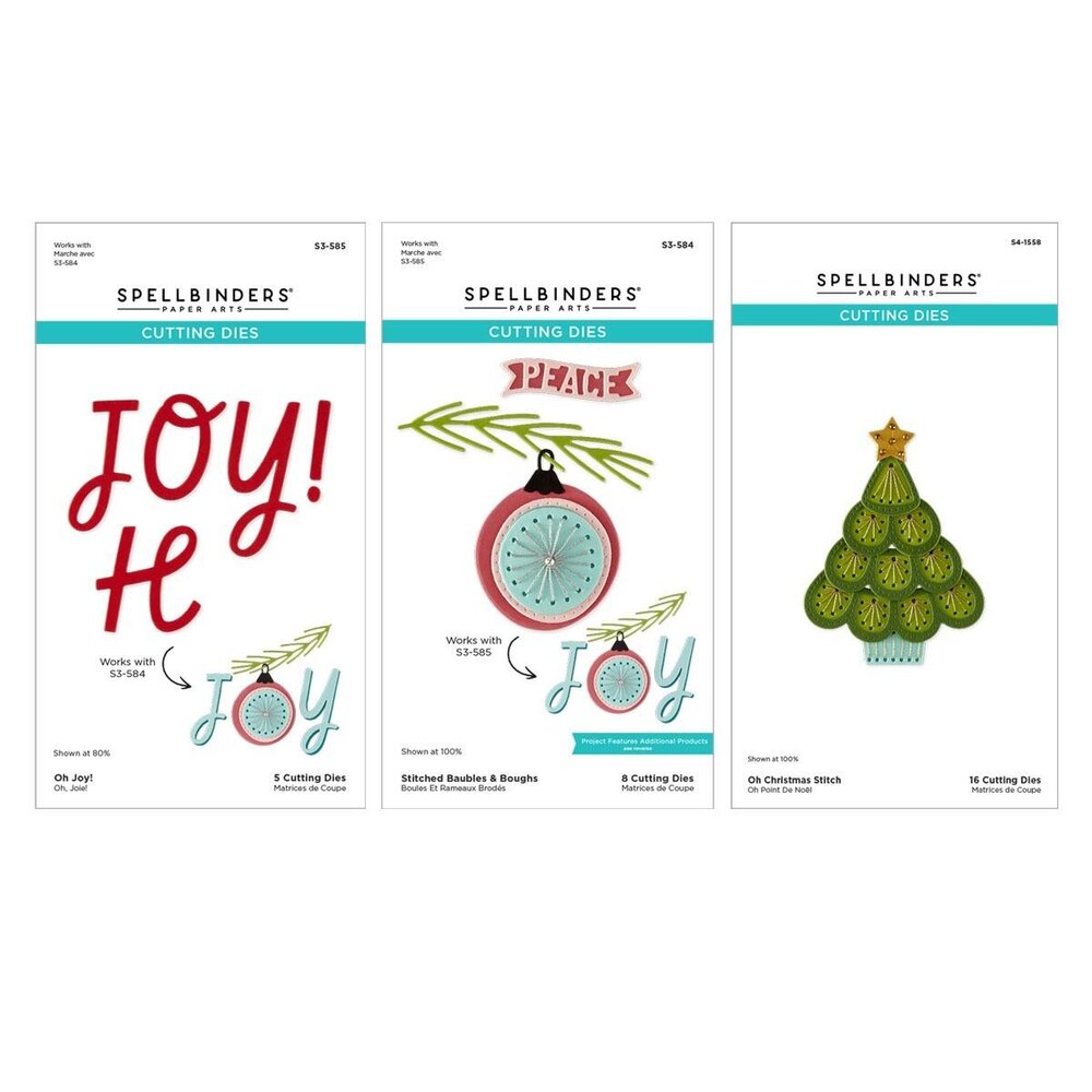 Spellbinders PRE-ORDER Oh Christmas Stitch I Want It All! Bundle (BD-1169) Spellbinders PRE-ORDER Oh Christmas Stitch I Want It All! Bundle (BD-1169)