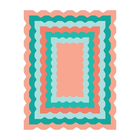 Spellbinders PRE-ORDER Snow Globe Scenes Ripple Rectangle Frames Dies (S5-780) Spellbinders PRE-ORDER Snow Globe Scenes Ripple Rectangle Frames Dies (S5-780)