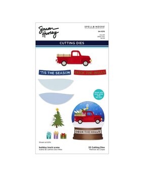 Spellbinders PRE-ORDER Snow Globe Scenes Holiday Truck Scene Dies (S4-1576)