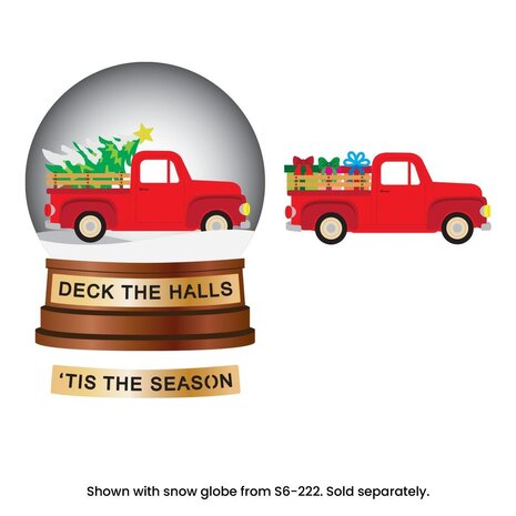 Spellbinders PRE-ORDER Snow Globe Scenes Holiday Truck Scene Dies (S4-1576) Spellbinders PRE-ORDER Snow Globe Scenes Holiday Truck Scene Dies (S4-1576)