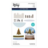Spellbinders PRE-ORDER Snow Globe Scenes City Skating Scene Dies (S4-1577)