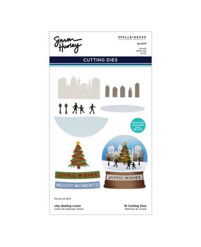 Spellbinders PRE-ORDER Snow Globe Scenes City Skating Scene Dies (S4-1577)
