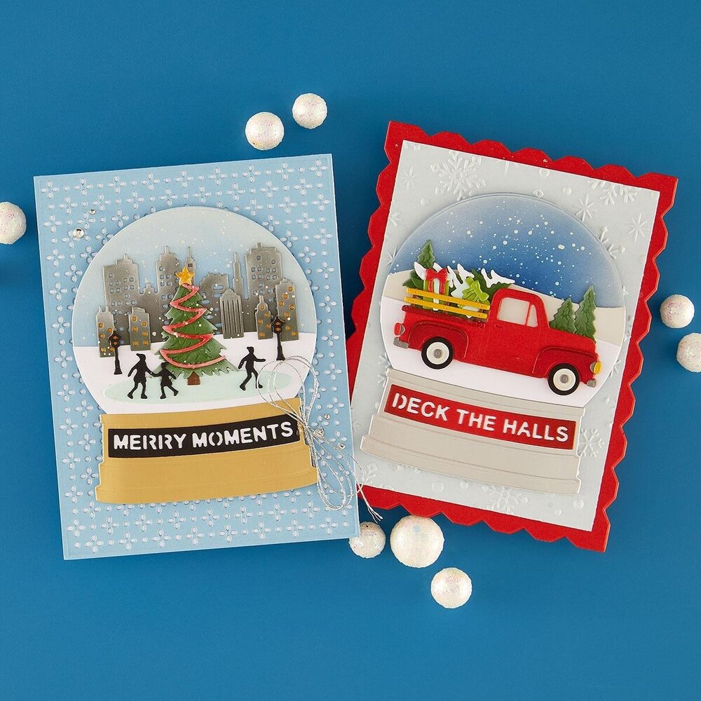 Spellbinders PRE-ORDER Snow Globe Scenes Die Bundle (BD-1160) Spellbinders PRE-ORDER Snow Globe Scenes Die Bundle (BD-1160)