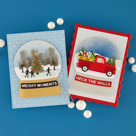 Spellbinders PRE-ORDER Snow Globe Scenes Die Bundle (BD-1160) Spellbinders PRE-ORDER Snow Globe Scenes Die Bundle (BD-1160)