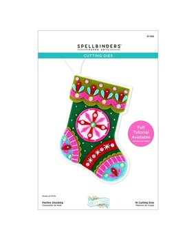 Spellbinders PRE-ORDER Festive Felt Christmas Festive Stocking Dies (S7-302)