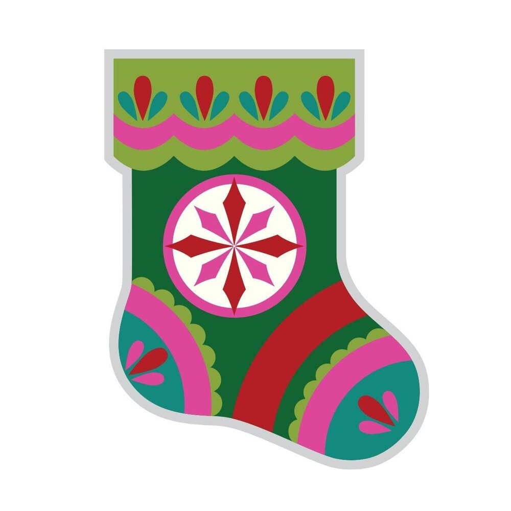 Spellbinders PRE-ORDER Festive Felt Christmas Festive Stocking Dies (S7-302) Spellbinders PRE-ORDER Festive Felt Christmas Festive Stocking Dies (S7-302)