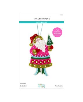 Spellbinders PRE-ORDER Festive Felt Christmas Festive Santa Dies (S7-303)