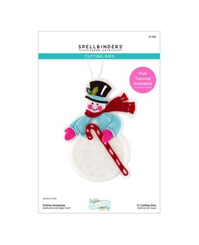 Spellbinders PRE-ORDER Festive Felt Christmas Festive Snowman Dies (S7-305)