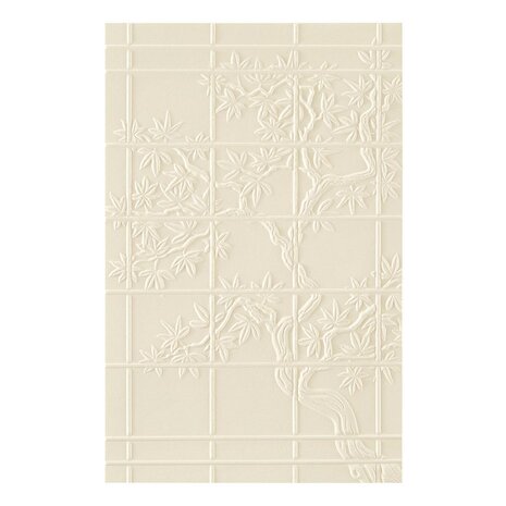 Spellbinders PRE-ORDER Autumn in Kyoto Shoji Screen 3D Embossing Folder (E3D-189)