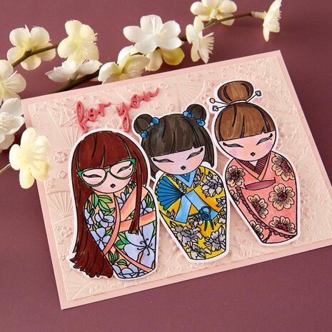 Spellbinders PRE-ORDER Autumn in Kyoto Spring in Kyoto Clear Stamp Set (STP-293)