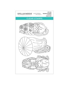 Spellbinders PRE-ORDER Autumn in Kyoto Clear Stamp Set (STP-294)