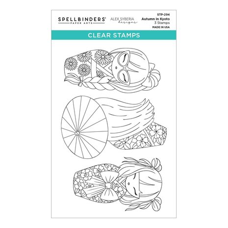 Spellbinders PRE-ORDER Autumn in Kyoto Clear Stamp Set (STP-294) Spellbinders PRE-ORDER Autumn in Kyoto Clear Stamp Set (STP-294)
