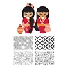 Spellbinders PRE-ORDER Autumn in Kyoto Autumn Kokeshi Dolls Stamp & Die Set (SDS-239) Spellbinders PRE-ORDER Autumn in Kyoto Autumn Kokeshi Dolls Stamp & Die Set (SDS-239)