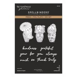 Spellbinders PRE-ORDER Autumn in Kyoto Press + Foil Plate & Die Set (BP-379)