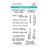 Spellbinders PRE-ORDER Snack Goals Clear Stamp Set (STP-295)