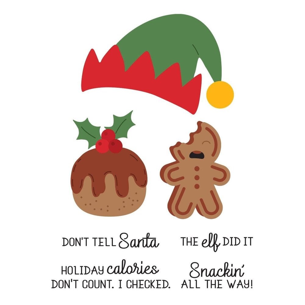 Spellbinders PRE-ORDER Snack Goals Merry Munchies Stamp & Die Set (SDS-242) Spellbinders PRE-ORDER Snack Goals Merry Munchies Stamp & Die Set (SDS-242)