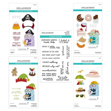 Spellbinders PRE-ORDER Snack Goals I Want It All! Bundle (BD-1153) Spellbinders PRE-ORDER Snack Goals I Want It All! Bundle (BD-1153)