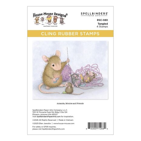 Spellbinders PRE-ORDER House-Mouse Designs Tangled Cling Rubber Stamp (RSC-080) Spellbinders PRE-ORDER House-Mouse Designs Tangled Cling Rubber Stamp (RSC-080)