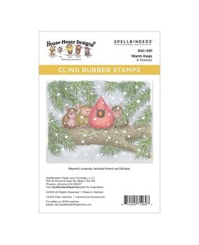 Spellbinders PRE-ORDER House-Mouse Designs Warm Hugs Cling Rubber Stamp (RSC-081) Spellbinders PRE-ORDER House-Mouse Designs Warm Hugs Cling Rubber Stamp (RSC-081)