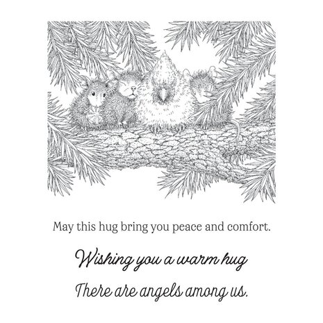 Spellbinders PRE-ORDER House-Mouse Designs Warm Hugs Cling Rubber Stamp (RSC-081) Spellbinders PRE-ORDER House-Mouse Designs Warm Hugs Cling Rubber Stamp (RSC-081)