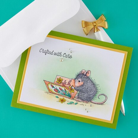 Spellbinders PRE-ORDER House-Mouse Designs Handmade Greetings Cling Rubber Stamp (RSC-083) Spellbinders PRE-ORDER House-Mouse Designs Handmade Greetings Cling Rubber Stamp (RSC-083)