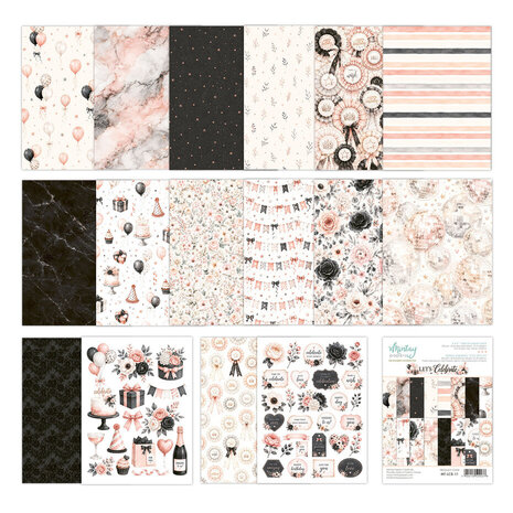 Mintay Let's Celebrate 6x8 Inch AddOn Paper Pad (MT-LCB-11) Mintay Let's Celebrate 6x8 Inch AddOn Paper Pad (MT-LCB-11)