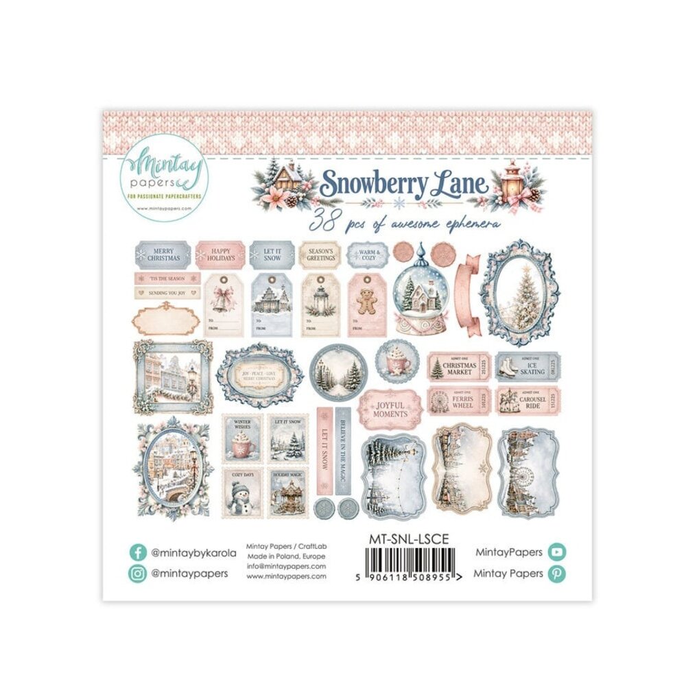 Mintay Snowberry Lane Paper Ephemera (MT-SNL-LSCE)