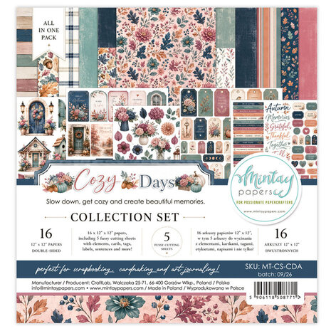 Mintay Cozy Days 12x12 Inch Collection Set (MT-CS-CDA) Mintay Cozy Days 12x12 Inch Collection Set (MT-CS-CDA)