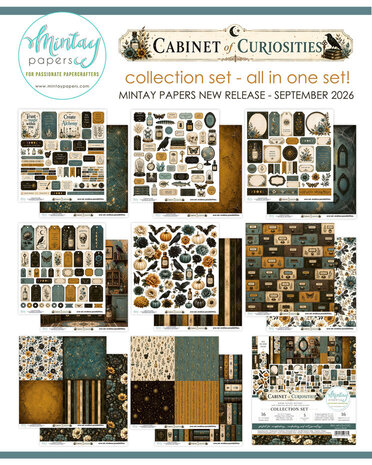 Mintay Cabinet of Curiosities 12x12 Inch Collection Set (MT-CS-COC) Mintay Cabinet of Curiosities 12x12 Inch Collection Set (MT-CS-COC)