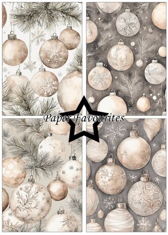 Paper Favourites Winter Elegance A5 Paper Pack (PFA243)