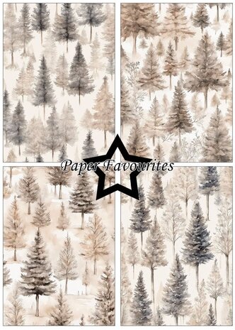 Paper Favourites Winter Elegance A5 Paper Pack (PFA243)
