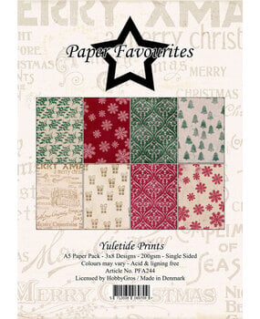 Paper Favourites Yuletide Prints A5 Paper Pack (PFA244)
