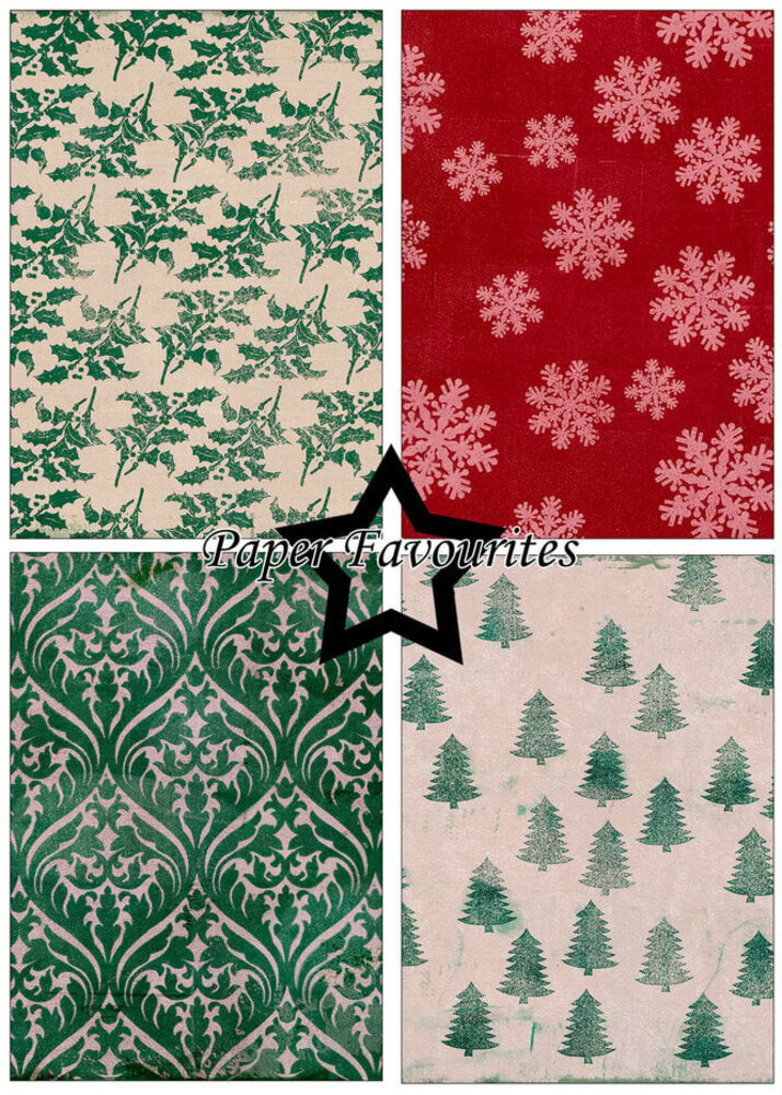 Paper Favourites Yuletide Prints A5 Paper Pack (PFA244)