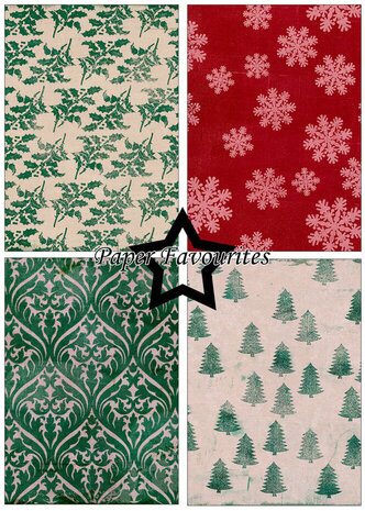Paper Favourites Yuletide Prints A5 Paper Pack (PFA244)
