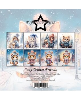 Paper Favourites Cozy Winter Friends 6x6 Inch Paper Pad (PF601) Paper Favourites Cozy Winter Friends 6x6 Inch Paper Pad (PF601)
