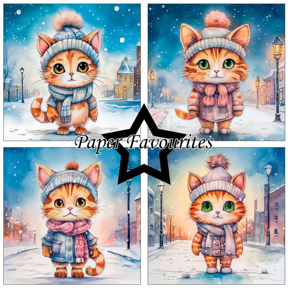 Paper Favourites Cozy Winter Friends 6x6 Inch Paper Pad (PF601) Paper Favourites Cozy Winter Friends 6x6 Inch Paper Pad (PF601)