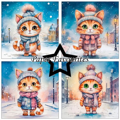 Paper Favourites Cozy Winter Friends 6x6 Inch Paper Pad (PF601) Paper Favourites Cozy Winter Friends 6x6 Inch Paper Pad (PF601)