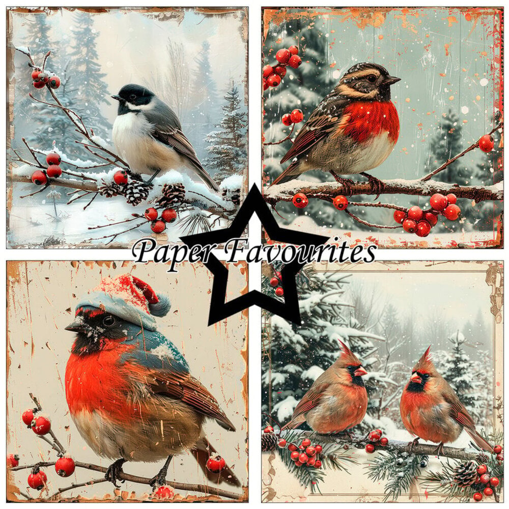 Paper Favourites Silent Winter 6x6 Inch Paper Pad (PF603) Paper Favourites Silent Winter 6x6 Inch Paper Pad (PF603)