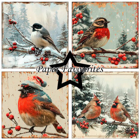 Paper Favourites Silent Winter 6x6 Inch Paper Pad (PF603) Paper Favourites Silent Winter 6x6 Inch Paper Pad (PF603)