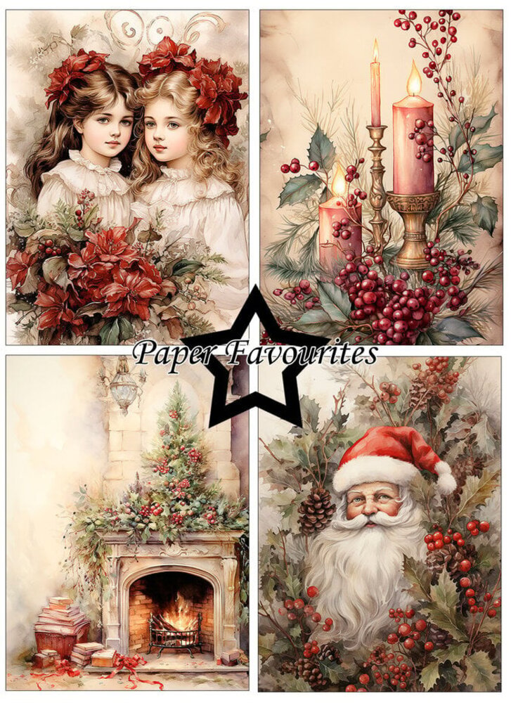 Paper Favourites Christmas Nostalgia A6 Paper Pack (PFA646) Paper Favourites Christmas Nostalgia A6 Paper Pack (PFA646)