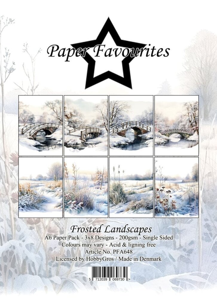 Paper Favourites Frosted Landscapes A6 Paper Pack (PFA648) Paper Favourites Frosted Landscapes A6 Paper Pack (PFA648)