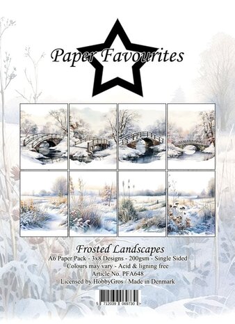 Paper Favourites Frosted Landscapes A6 Paper Pack (PFA648) Paper Favourites Frosted Landscapes A6 Paper Pack (PFA648)