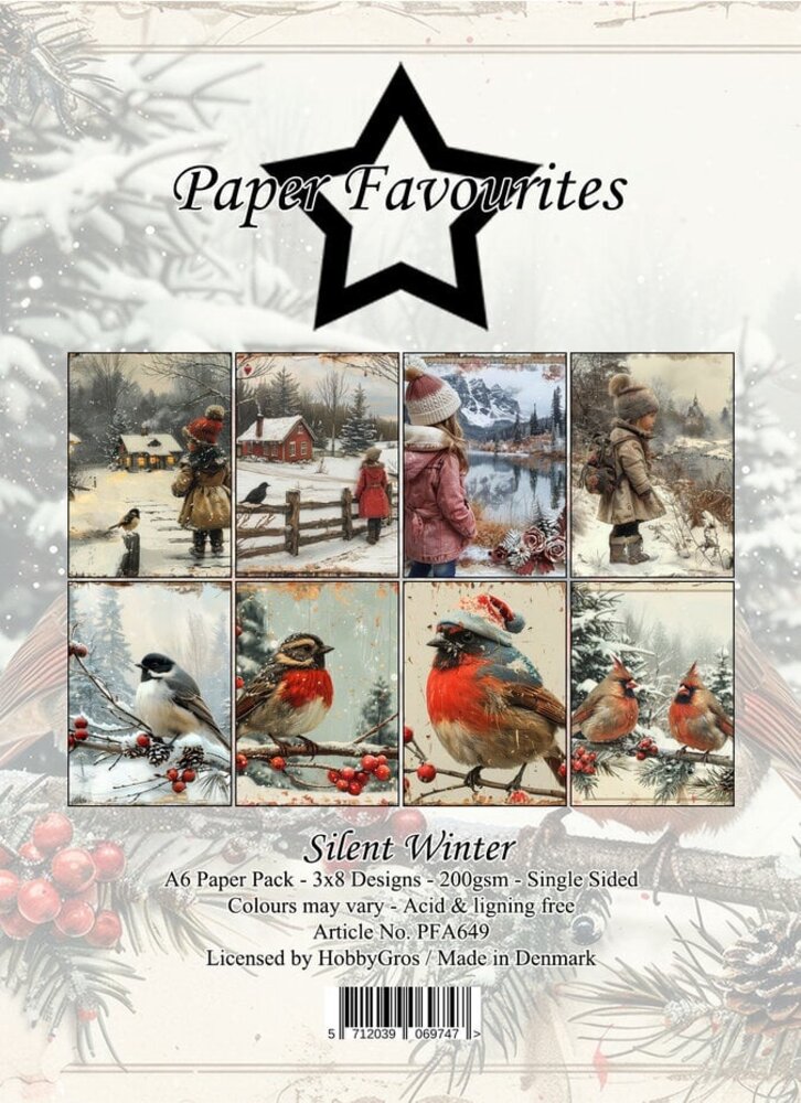 Paper Favourites Silent Winter A6 Paper Pack (PFA649) Paper Favourites Silent Winter A6 Paper Pack (PFA649)