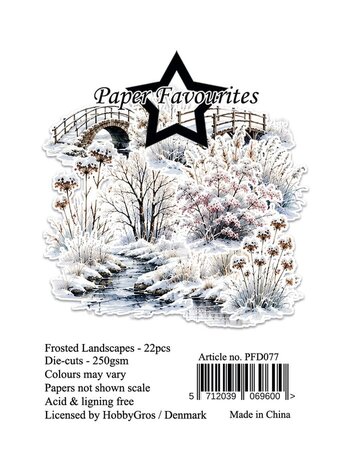 Paper Favourites Die-Cuts Frosted Landscapes (PFD077)